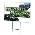 Signmission Window Tinting Free Es Yard Sign & Stake outdoor plastic coroplast window, C-2436-DS-Window Tinting C-2436-DS-Window Tinting Free Es